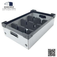 PP瓦楞周轉箱搭配EVA泡棉隔板