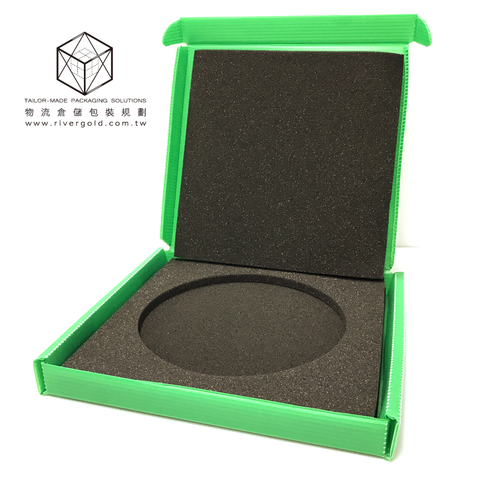 PP塑膠瓦楞盒 + PU泡棉